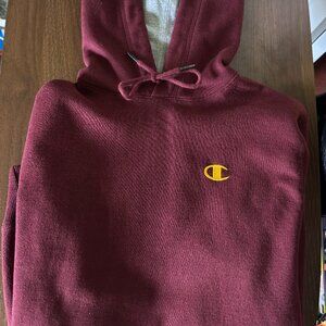 Champion Women's Powerblend Pullover Hoodie - Maroon - Size Small